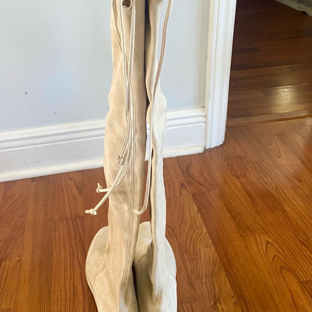 Stuart Weitzman Lowland over the knee suede boots - Picture 5 of 11